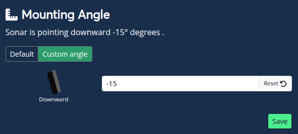 Mounting Angle
