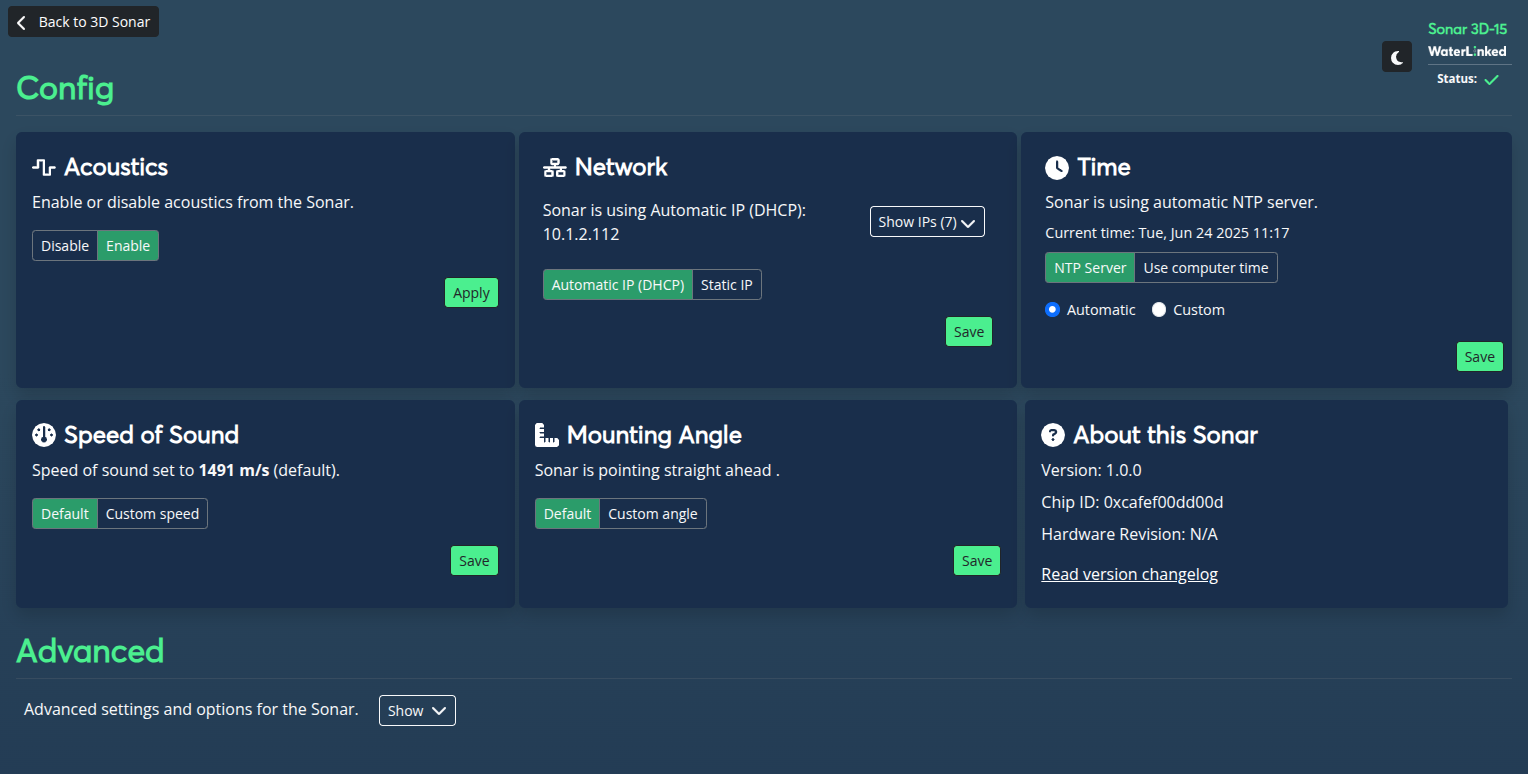 Config link